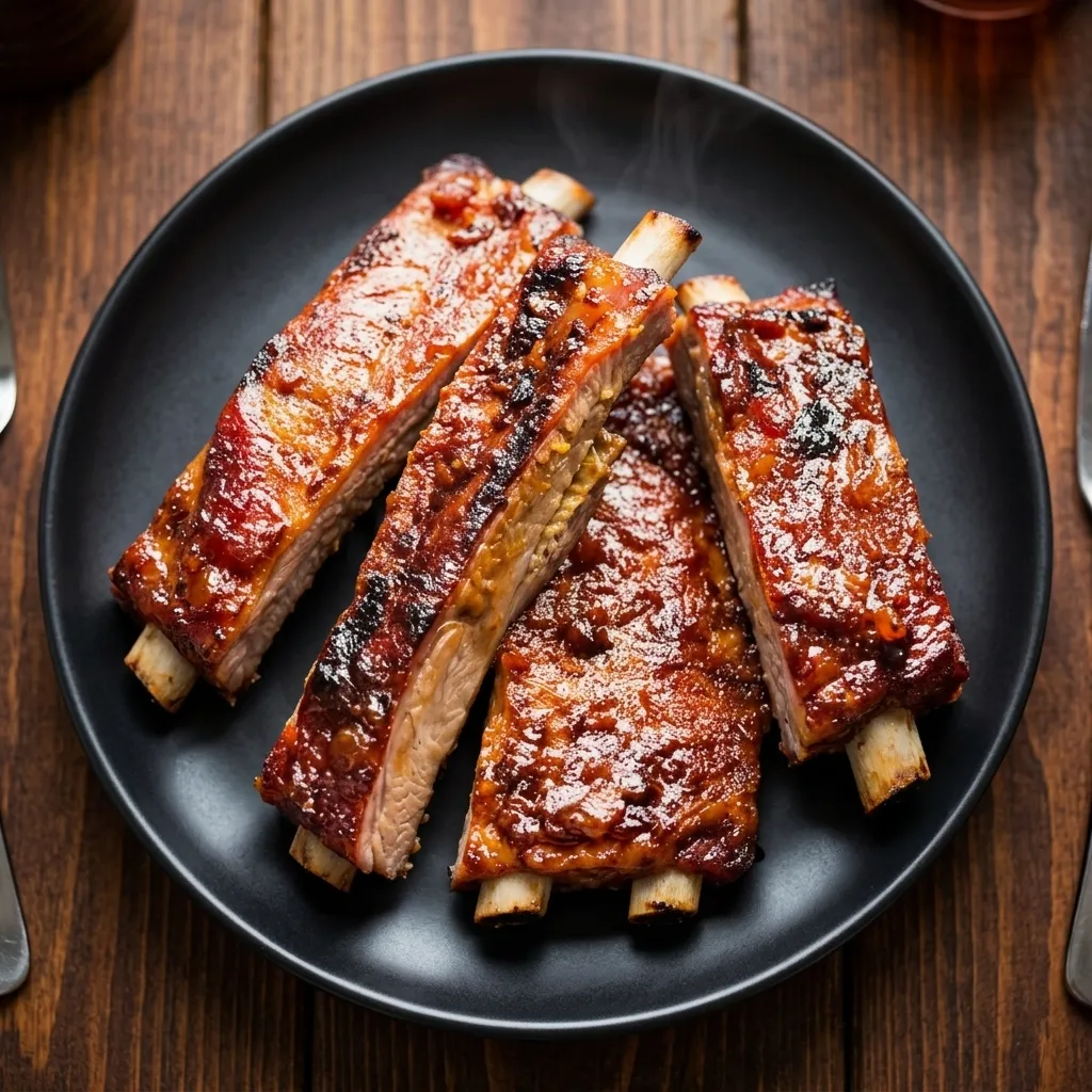 BBQ spareribs at Golden Hill Chinese Food in NE Calgary, AB